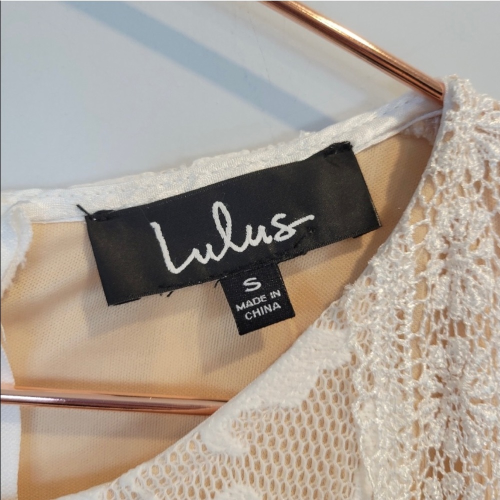 Lulu's Forever and Always White Maxi Dress Small - Picture 9 of 16